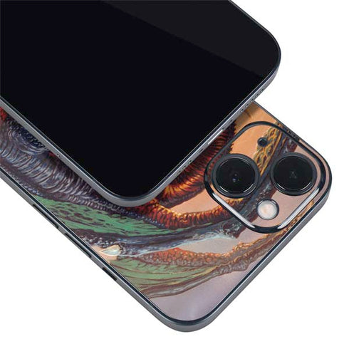 Bravery Misplaced Dragon and Knight by Ed Beard Jr iPhone Skins